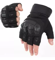 Guantes Táctico Reforzado Nudillo Ciclismo Moto Manejo Negro