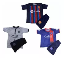 Kit 3 Conjuntos Infantil Diversos Uniformes Times Futebol