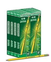 Entubado-madera Dixon Ticonderoga # 2 Lápices Hb Caja De 96 