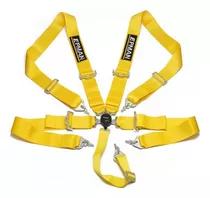 Cinturón De Seguridad 5 Puntas 3 Centerlock Epman Amarillo