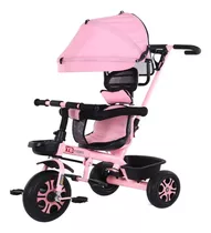 Coche Triciclo Infantil  4 En 1 Rosado