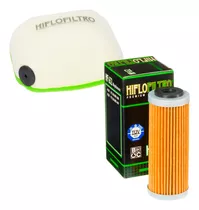 Set Filtro Aire Aceite Husqvarna Fe 350 2017 A 2018 - Hiflo