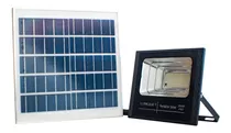 Reflector Led 200w Solar Con Panel Solar Bateria Luz Blanca Color De La Carcasa Negro Color De La Luz Blanco Frío