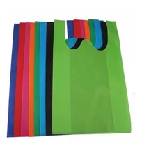 Pack De 100 Bolsas De Tnt Reutilizables De 60x40x16 Cm Color