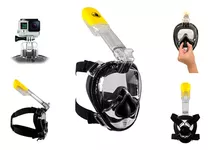 Kit Buceo U.s Divers Visor + Snorkel + Aletas Base Gopro Msi