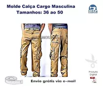 Molde Calça Cargo Envio Pdf E Ou Corel Por Email 36 Ao 46