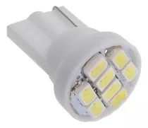 10 Pingo T10 8 Leds Smd * Branca*  W5w  24v - Atacado