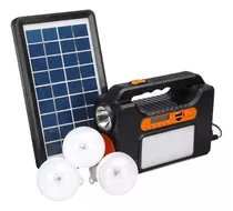 Kit Solar De Emergencia Usb Linterna Kit Solar Camping 6v/5w