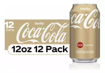 Refresco Coca Cola Sabor Vainilla, 12 Latas 355 Ml Americano