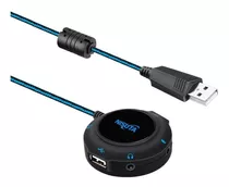 ** Placa Sonido 7.1 Usb Mic Aux Virtual Dj Skype - Nisuta **