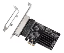 2x Placa Rede Gigabit Quad 4 Portas 1000mbit Pcie X1