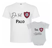 Remera Papá Con Body Bebé Regalo San Lorenzo 