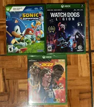 Sonic Superstars, Watch Dogs, Nba. Xbox One.