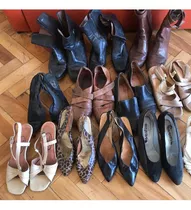 Lote X 12 Zapatos, Sandalias, Botas De Mujer Talle 35-36