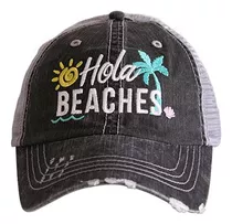 Katydid Hola Beaches Gorra De Béisbol - Sombrero De Camioner