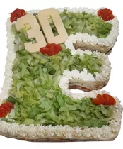 Torta De Miga Salada(letra Y Número)promo!!!!