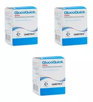 Glucoquick Tirillas 150, 3 Cajas X 50