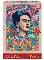 Rompecabezas Arte Frida Khalo Viva La Vida 500 Pzas Educa