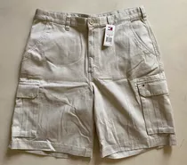 Bermuda Tommy Hilfiger. Beige. Talle 36. Nueva Con Etiqueta.