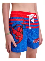 Malla Niño Short De Baño Spiderman Original Marvel®