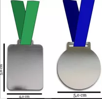 250 Medalhas Esportiva De Metal Para Personalizar Grande