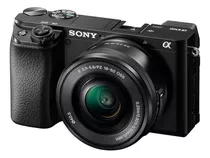 Câmera Sony Alpha A6100 Lente 16-50mm Oss Mirrorless - Nova
