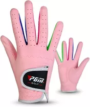 Guantes De Golf Para Niños Pgm, Microfibra Sintética