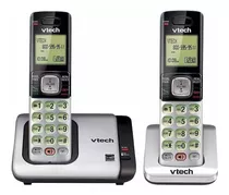 Teléfono Vtech Cs6719-2 Inalámbrico - Color Gris/negro