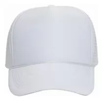 Gorra Trucker Lisa Sublimar Alta Calidad Negro Blanco Color