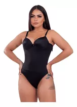 Body Modelador C/ Bojo Feminino Reduz Medidas Aperta Barriga