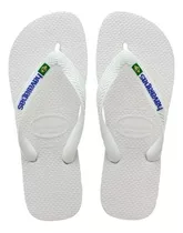 Ojotas Havaianas Originales Logo Brasil Unisex