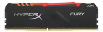 Memoria Ram Fury Ddr4 Rgb Gamer Color Negro 8gb 1 Hyperx Hx426c16fb3a/8