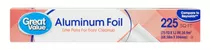 Rollo Papel Aluminio Great Value Importado 