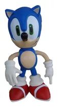 Boneco Sonic Articulado Grande 25cm Vinil Brinquedo C/ Caixa
