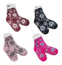 Pantumedias Pantufla Medias Antideslizante Livianas Invierno