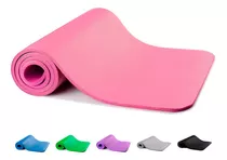 Tapete Yoga Pilates Fitness Ejercicio Portátil 10mm Grosor Color Rosa