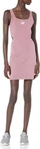 Puma Vestido Deportivo P/dama Mesh-inset Bodycon Pink 532565