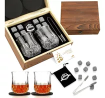 Set De Vasos Shot Whisky Tequileros Con Hielos Reutilizables