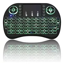 Mini Teclado Wireless Bluetooth Touchpad Sem Fio Iluminado