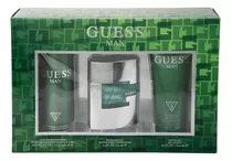 Set Guess Man 3 Piezas Caballero 75ml Edt Shower Gel 200ml Desodorante 226ml