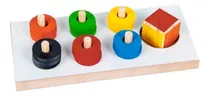 Brinquedo Educativo Pedagógico - Jogo Das Cores - 19 Peças