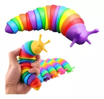 Fidget Toy Slug 3d Lagarta Lesma Articulada Brinquedo