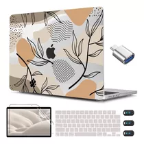 Hardcase + Protector Para Macbook Air M2 13 Diseño Marron