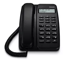 Telefono Con Cable Philips Crd150b/77 Color Negro