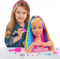 Barbie ® peinados Y Accesorios 27pz Muñeca Peinable Niñas