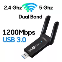 Adaptador Wifi Dual Band 1200mb 2.4/5ghz Wireless 5g Usb 3.0