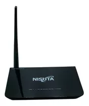 Módem Router Con Wifi Nisuta Ns-wmr150n2 Negro