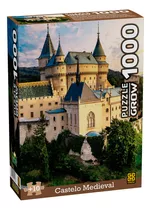 Quebra Cabeça Puzzle Castelo Medieval 1000 Peças 04256 Grow