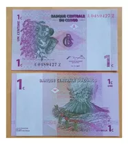 Billetes Mundiales Del Congo De 1 C 1997 Africa Nuevo L