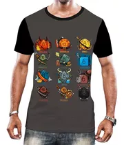 Camiseta Camisa Masculina Dados De Rpg Jogo Tabuleiro Geek 2